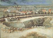 Vincent Van Gogh Outskirts of Paris near Montmartre (nn04) USA oil painting reproduction